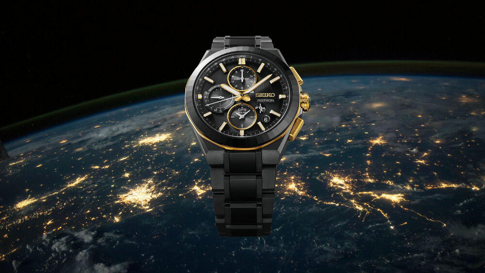 Seiko, Dual-Time teknolojisini kronograf işleviyle birleştiren ilk Astron GPS Solar saatini sunuyor.