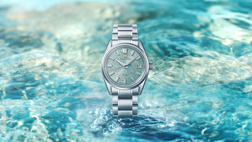 Grand Seiko Evolution 9 Koleksiyonu Hi-Beat 36000 80 Saat  Limitli Üretim SLGH021 Genbi Vadisi'nin gizemli manzarasını tasvir eden mekanik bir tasarım.