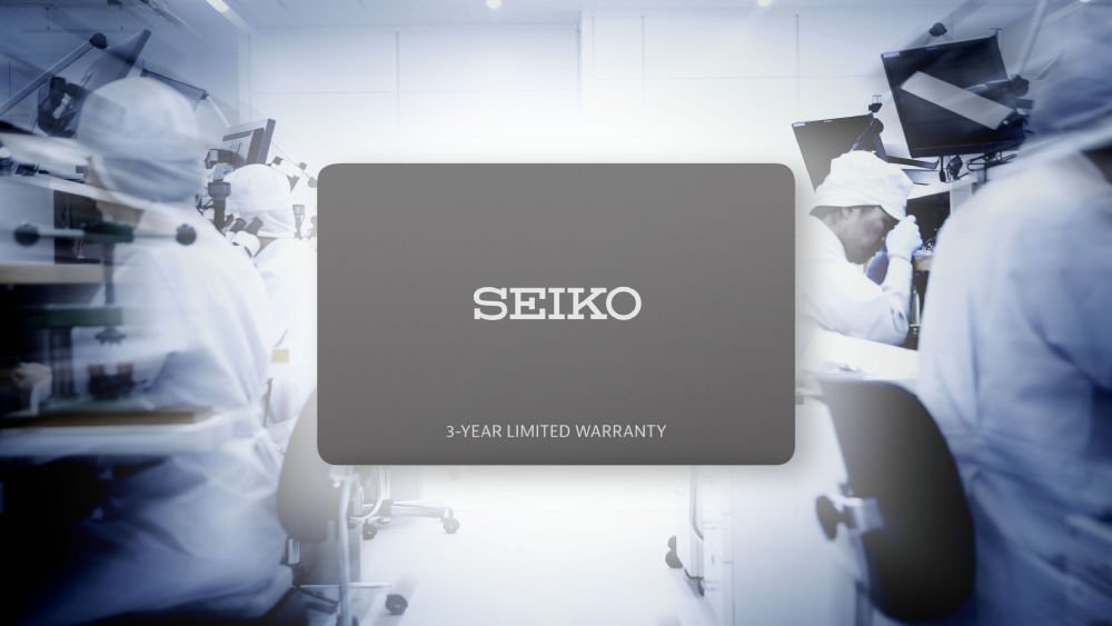Seiko dünya genelinde garanti süresini üç yıla uzatıyor.