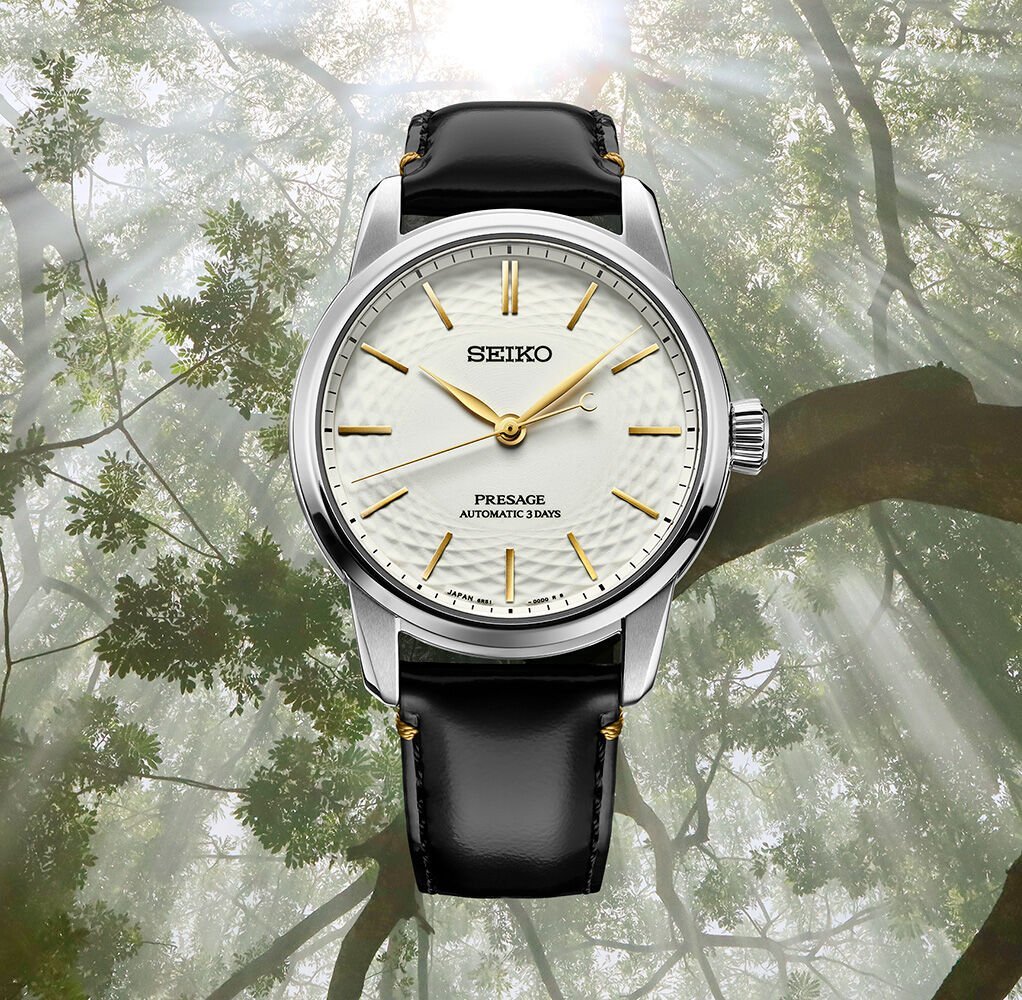Arita porselen, cilasız güzelliğini yeni Seiko Presage modeliyle sergiliyor.