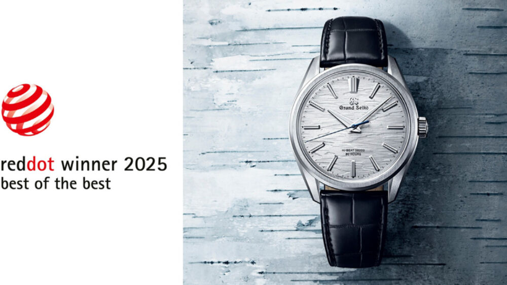 Grand Seiko’nun Elle Kurmalı Mekanik Hi-Beat 36000 80 Saat SLGW003 modeli, Red Dot 2025 Tasarım Ödülleri’nde “En İyinin En İyisi” ödülünü kazandı.
