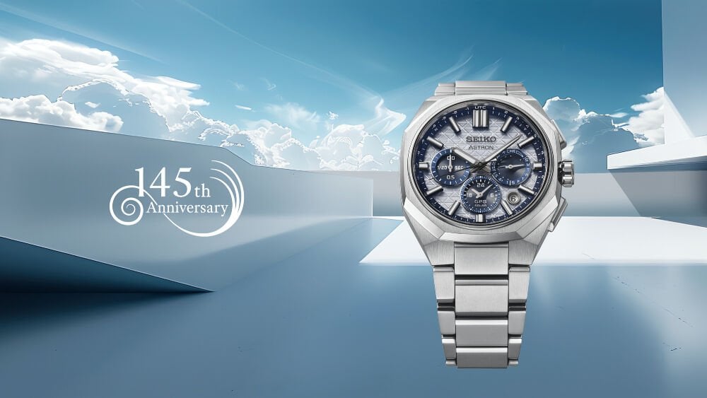 Seiko, 145. yılını yeni bir Astron GPS Solar Dual- Time Chronograph modeliyle kutluyor.