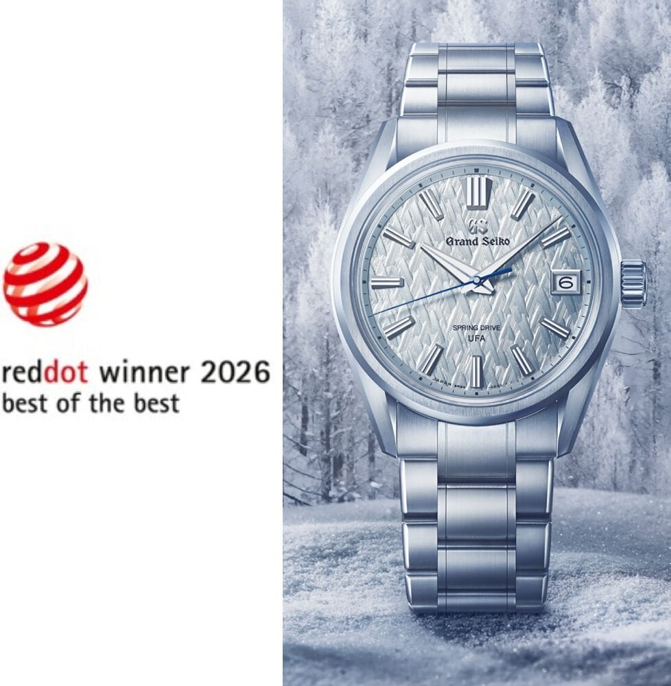 Grand Seiko’nun Spring Drive U.F.A. SLGB003 modeli, Red Dot 2026 Tasarım Ödülleri’nde “En İyinin En İyisi” ödülünü kazandı.
